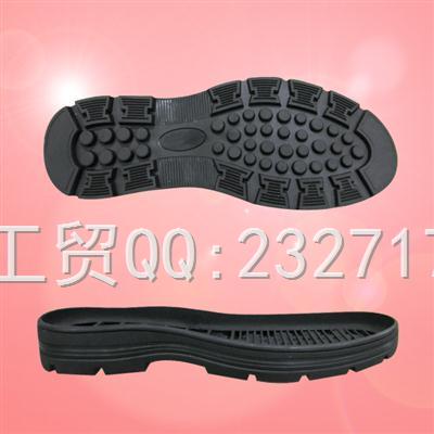 流行男款RB橡胶秋冬系列056-6A178/38-43#成型底